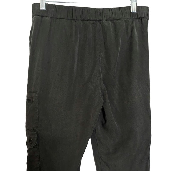 Banana Republic Green Cargo Style Pull On Jogger Pants Large Pocket Small - Picture 5 of 8